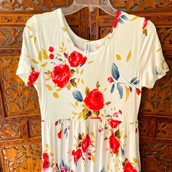 VIISHOW Like brand new dress rayon spandex read black tan sage blue camo colors - Picture 2 of 9